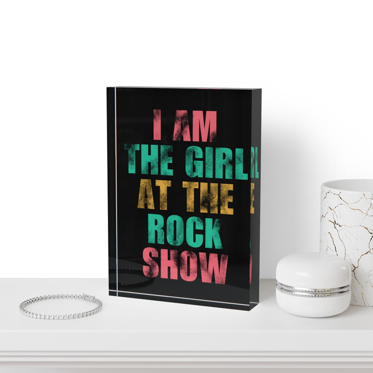 Girl At The Rock Show Photo Block - Fandom-Made