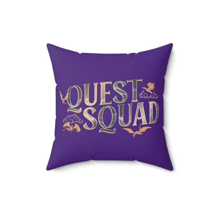 Quest Squad Square Pillow - Fandom-Made