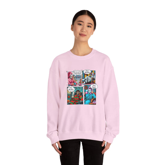 Very Demure Very Mindful Very Scary Sweatshirt - Fandom-Made
