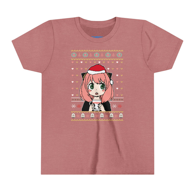 Anya Forger Ugly Christmas Sweater Youth Tee - Fandom-Made