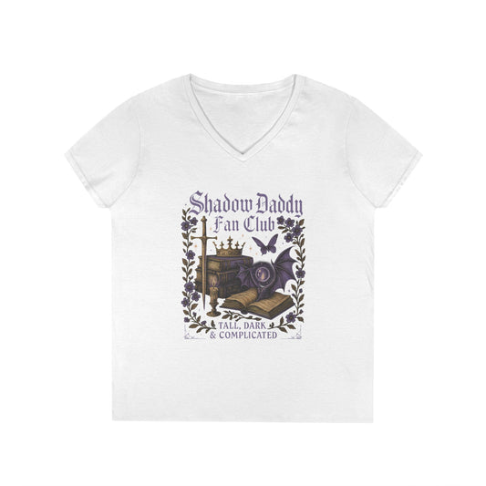 Shadow Daddy Fan Club Ladies' V-Neck Tee - Fandom-Made