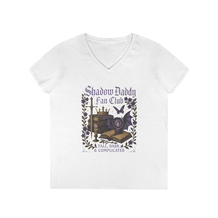 Shadow Daddy Fan Club Ladies' V-Neck Tee