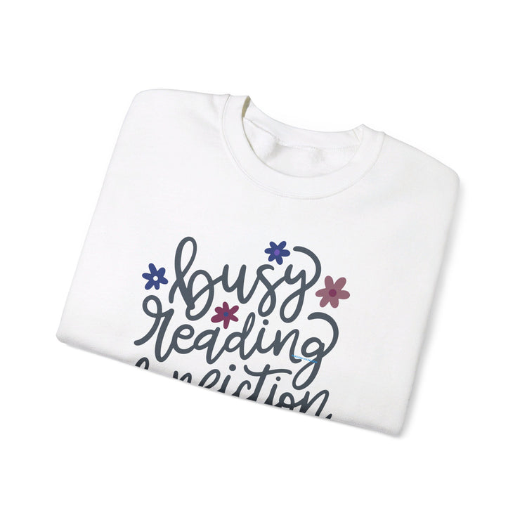 Busy Reading Fan Fiction Sweatshirt - Fandom-Made