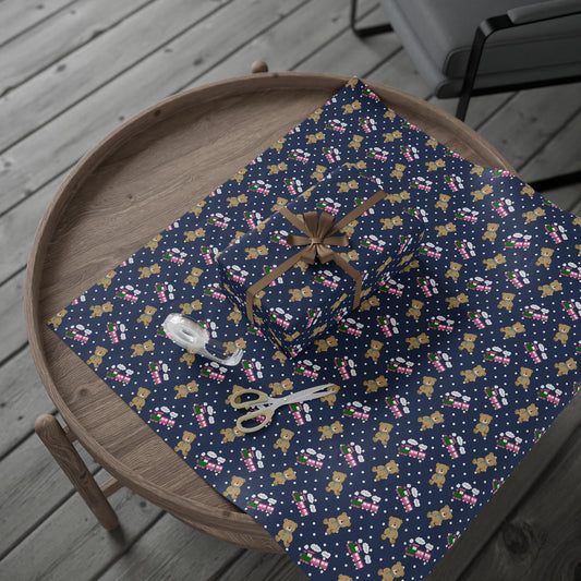 Choo Choos And Teddy Bears Wrapping Paper - Fandom-Made