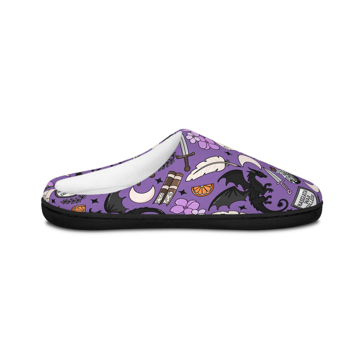 Fourth Wing Collage Women's Slippers - Fandom-Made