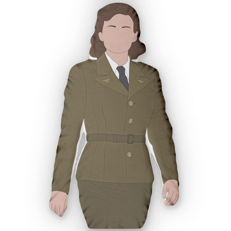 Peggy Carter-Shaped Pillow - Fandom-Made