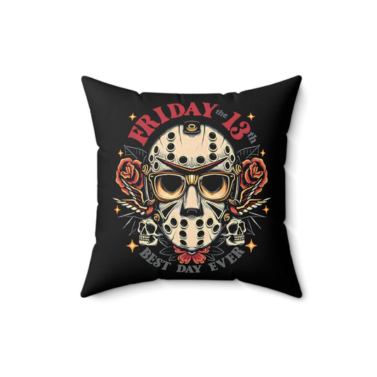 Best Day Ever Square Pillow - Fandom-Made