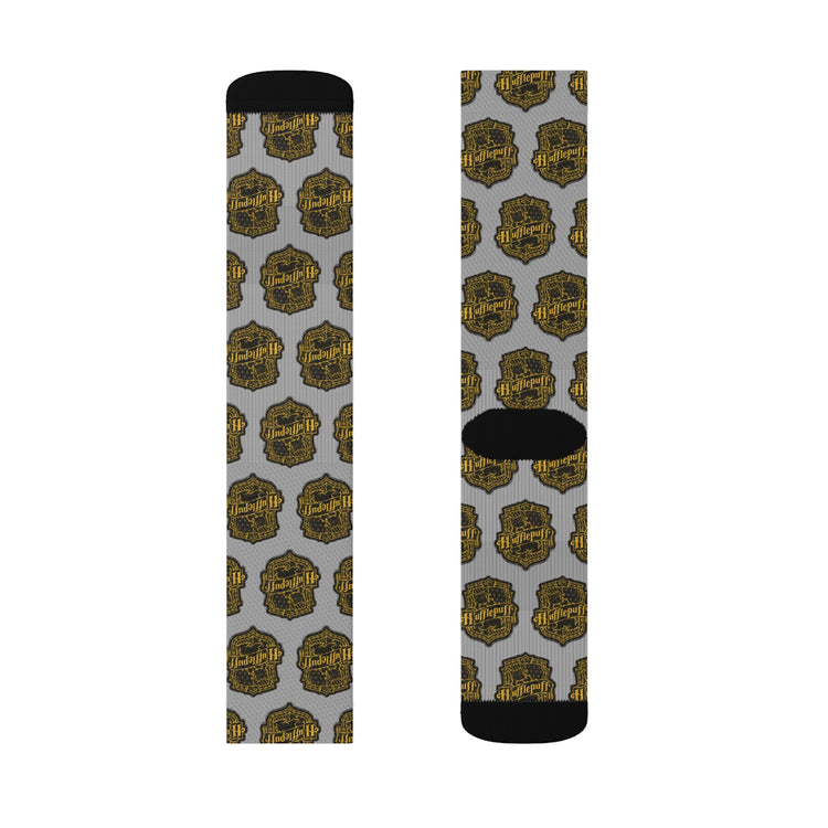 Hufflepuff Crest Socks - Fandom-Made