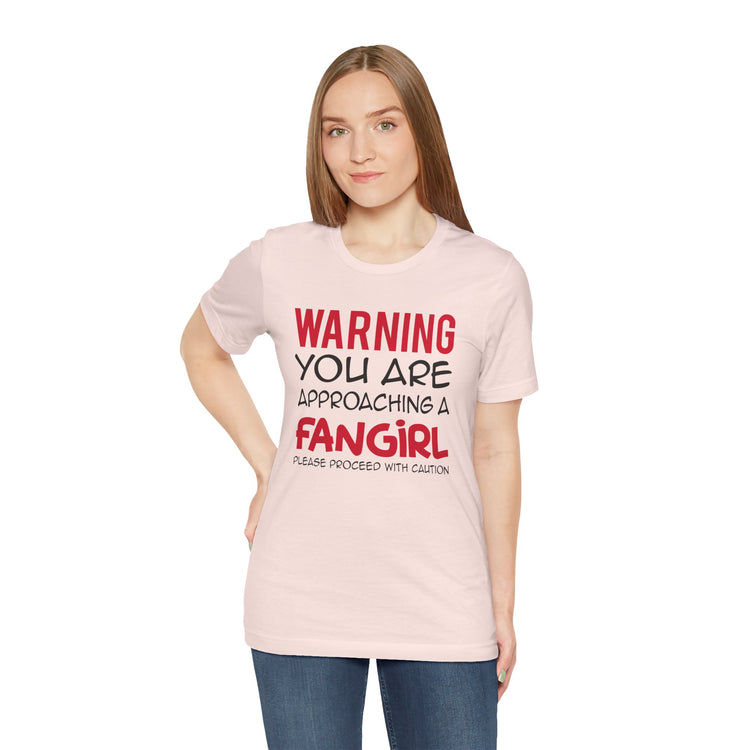 Warning Fangirl Unisex T-Shirt - Fandom-Made