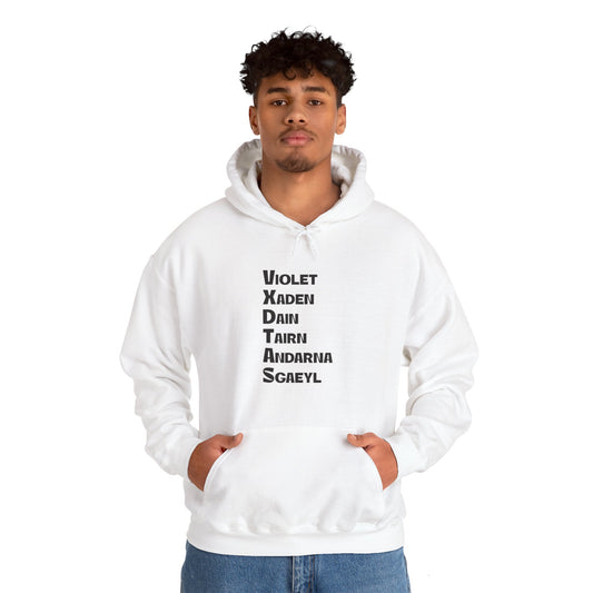 Fourth Wing Names Hoodie - Fandom-Made