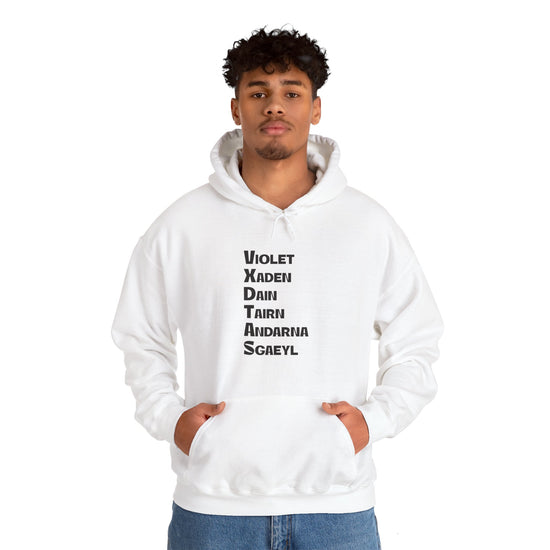 Fourth Wing Names Hoodie - Fandom-Made