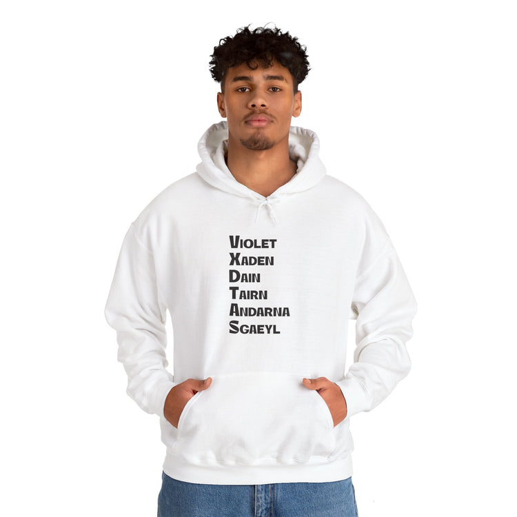 Fourth Wing Names Hoodie - Fandom-Made