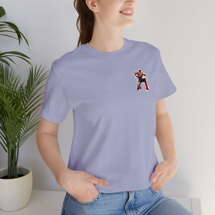 Crouching Iron Hidden Tony Unisex T-Shirt - Fandom-Made