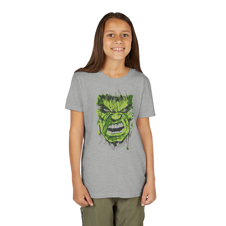 Hulk Face Youth Tee - Fandom-Made