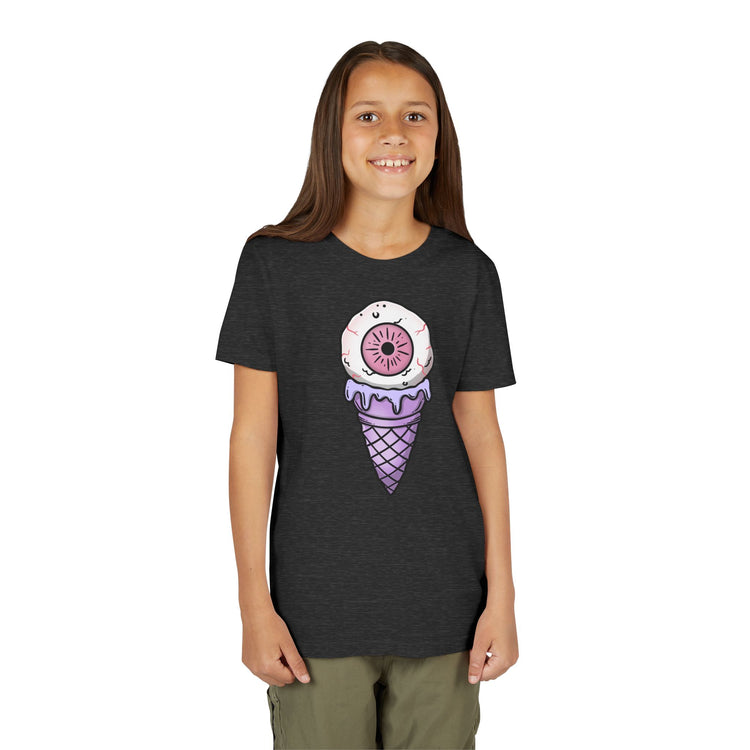 Eyeball Cone Youth Tee - Fandom-Made