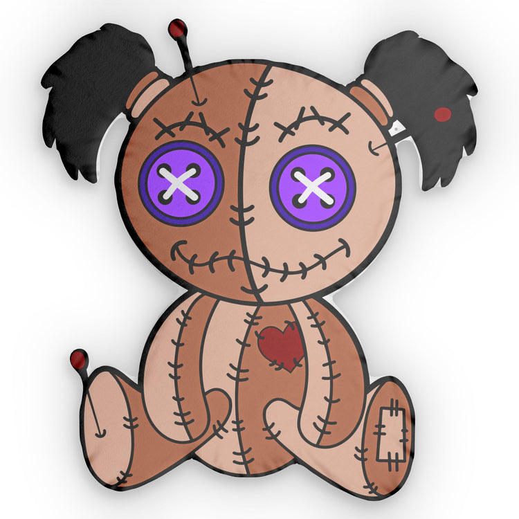 Voodoo Doll-Shaped Pillow - Fandom-Made
