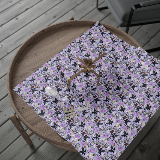 Fourth Wing Collage Wrapping Paper - Fandom-Made