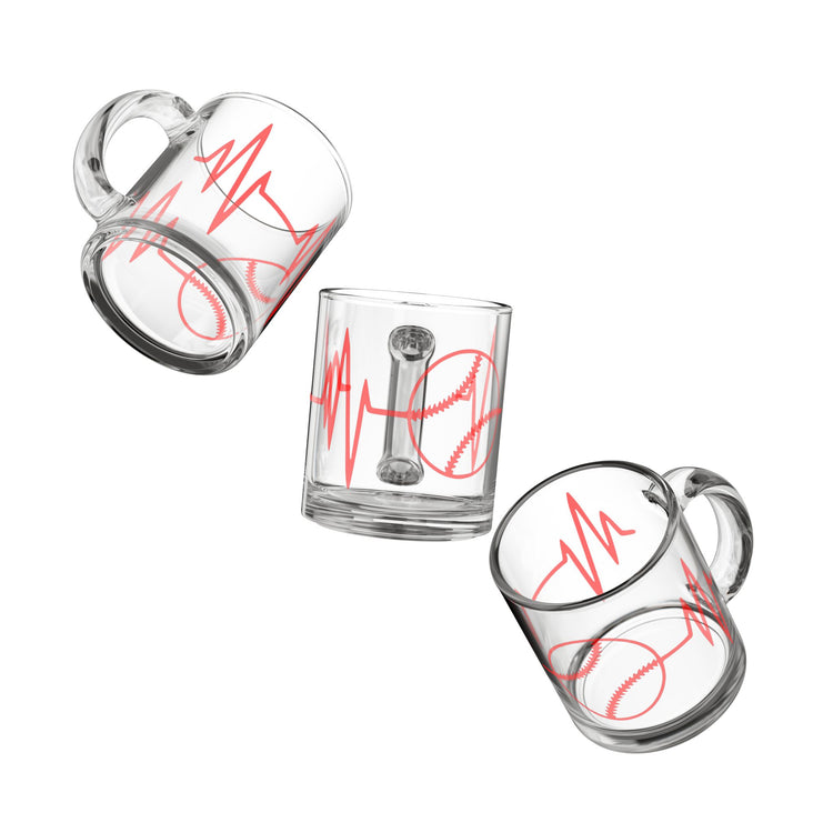 My Heart Beats For Baseball Mug - Fandom-Made