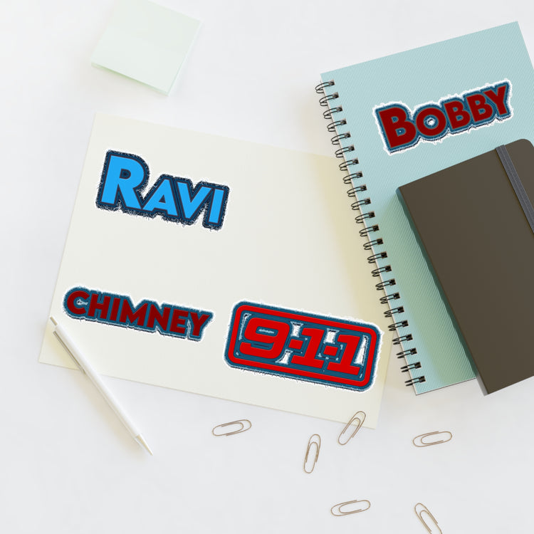 9-1-1 Names Set 2 Sticker Sheet - Fandom-Made