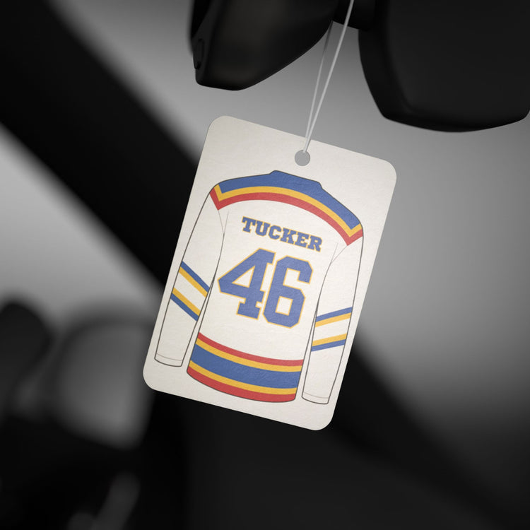 Tucker Jersey Car Air Freshener