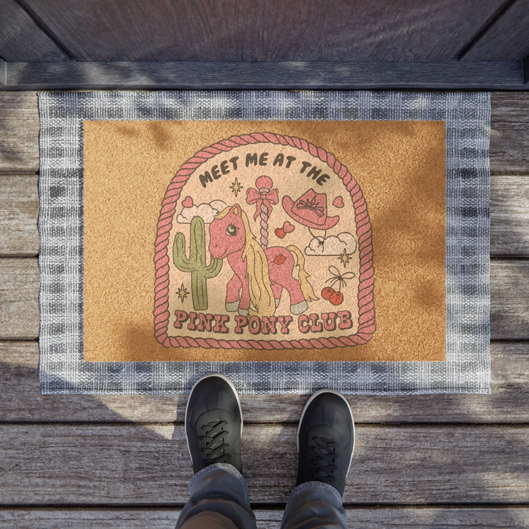 Meet Me At The Pink Pony Club Doormat - Fandom-Made