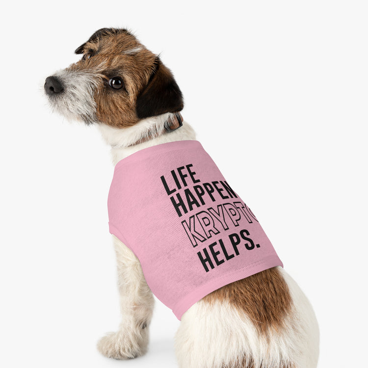 Life Happens Krypto Helps Pet Tank Top - Fandom-Made