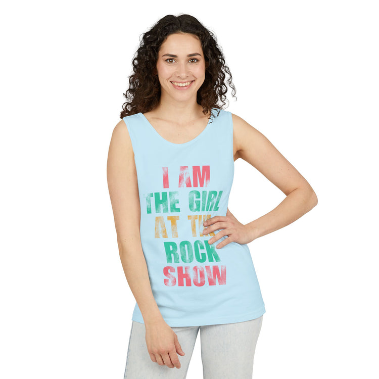 Girl At The Rock Show Tank Top - Fandom-Made