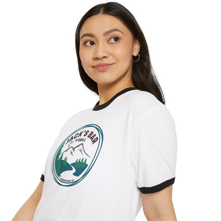Jack's Bar & Grill Ringer T-Shirt - Fandom-Made