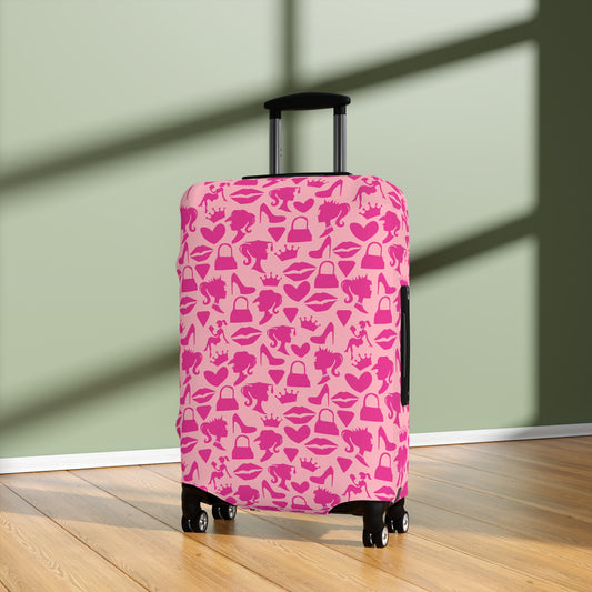 Girlie Doll Luggage Cover - Fandom-Made