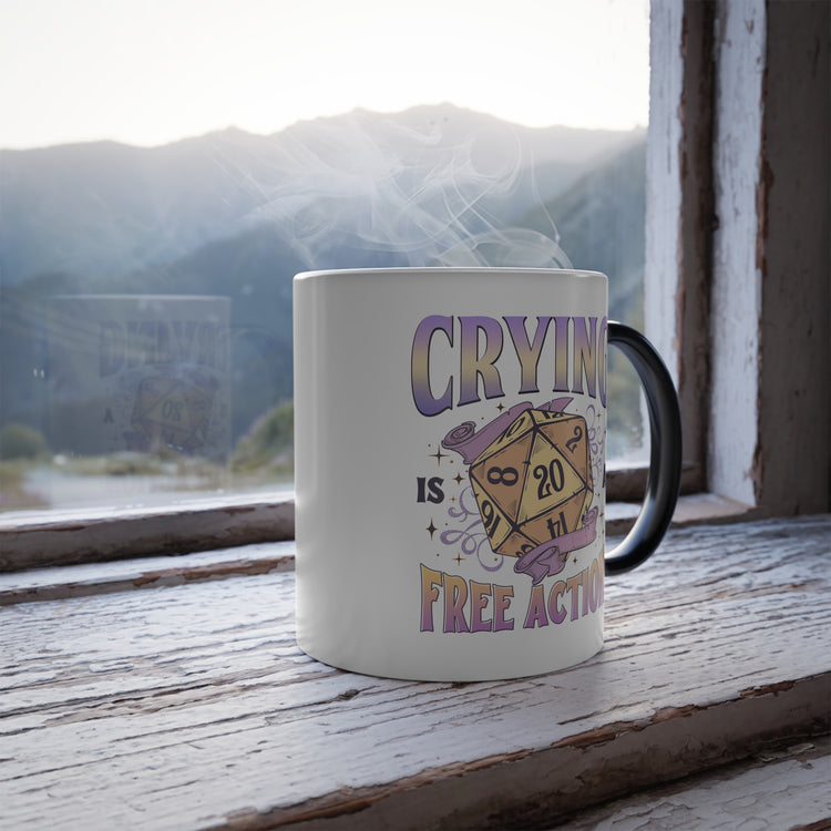 Crying Is a Free Action Magic Mug