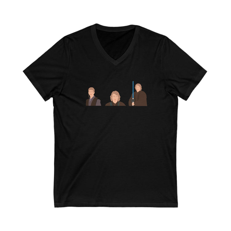 Anakin Skywalker V-Neck Tee - Fandom-Made