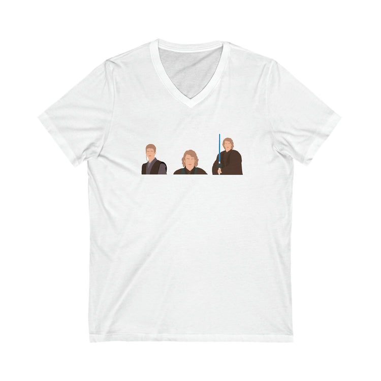 Anakin Skywalker V-Neck Tee - Fandom-Made