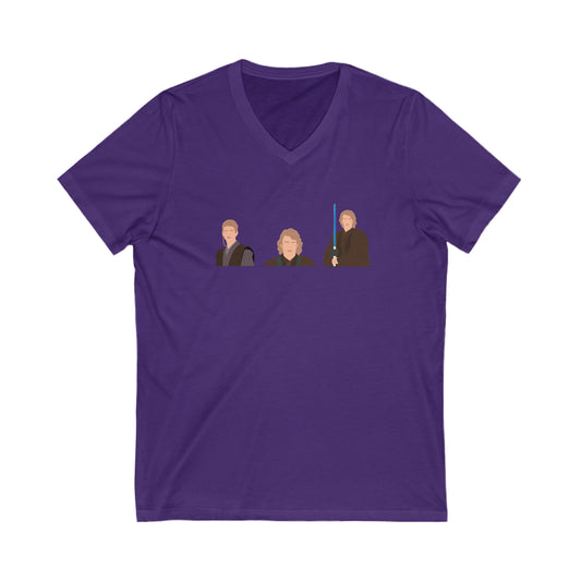 Anakin Skywalker V-Neck Tee - Fandom-Made