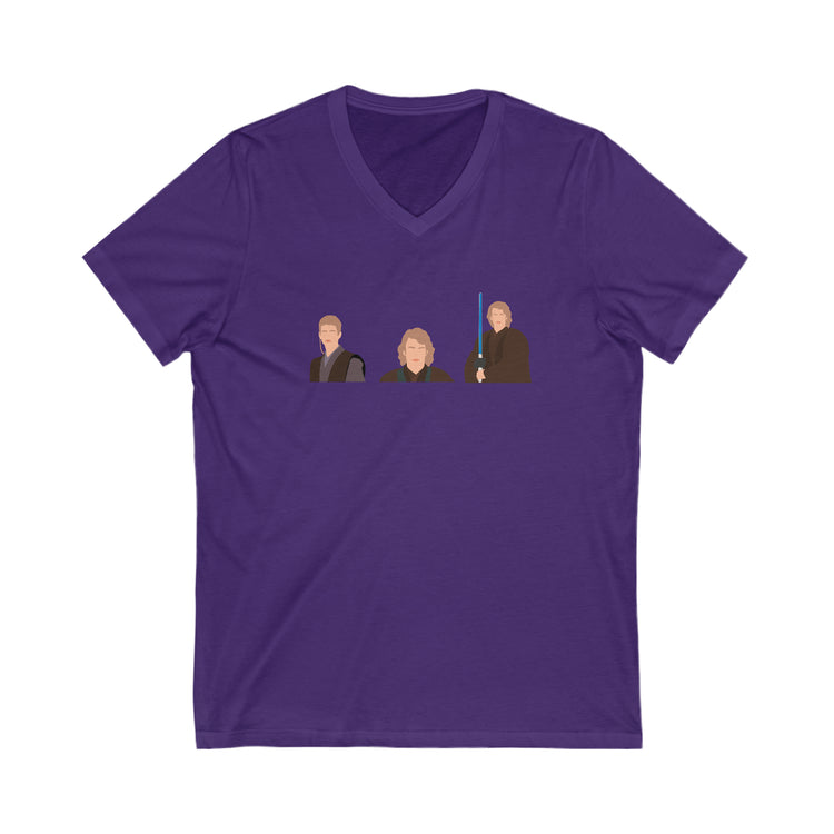 Anakin Skywalker V-Neck Tee - Fandom-Made