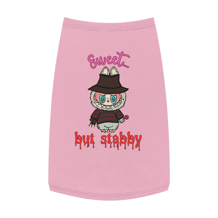 Sweet But Stabby Pet Tank Top - Fandom-Made
