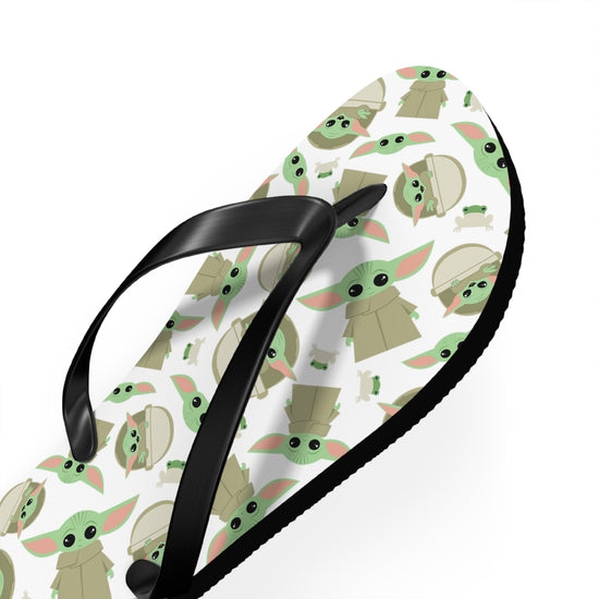 Grogu All-Over Print Flip Flops - Fandom-Made