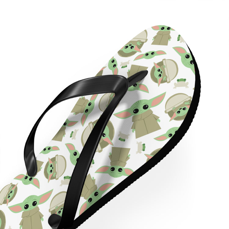 Grogu All-Over Print Flip Flops - Fandom-Made