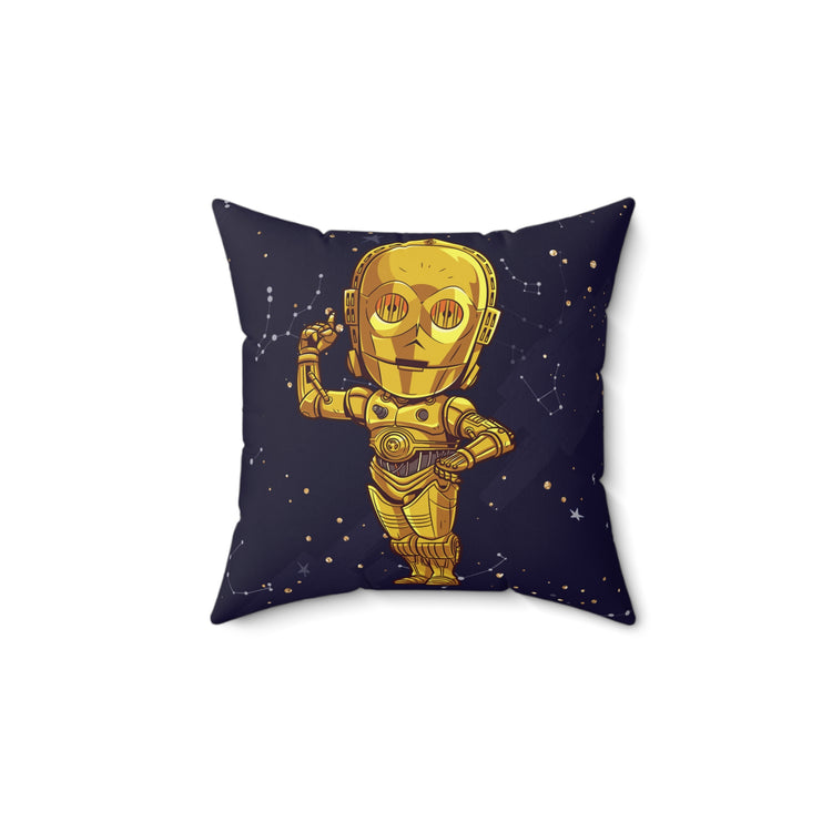 Droids Square Pillow - Fandom-Made