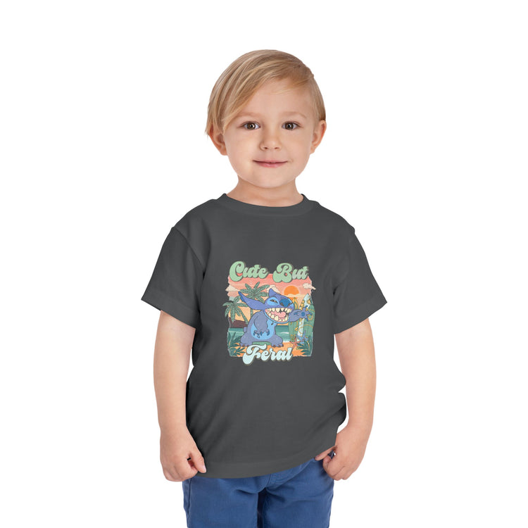Cute But Feral Toddler Tee - Fandom-Made