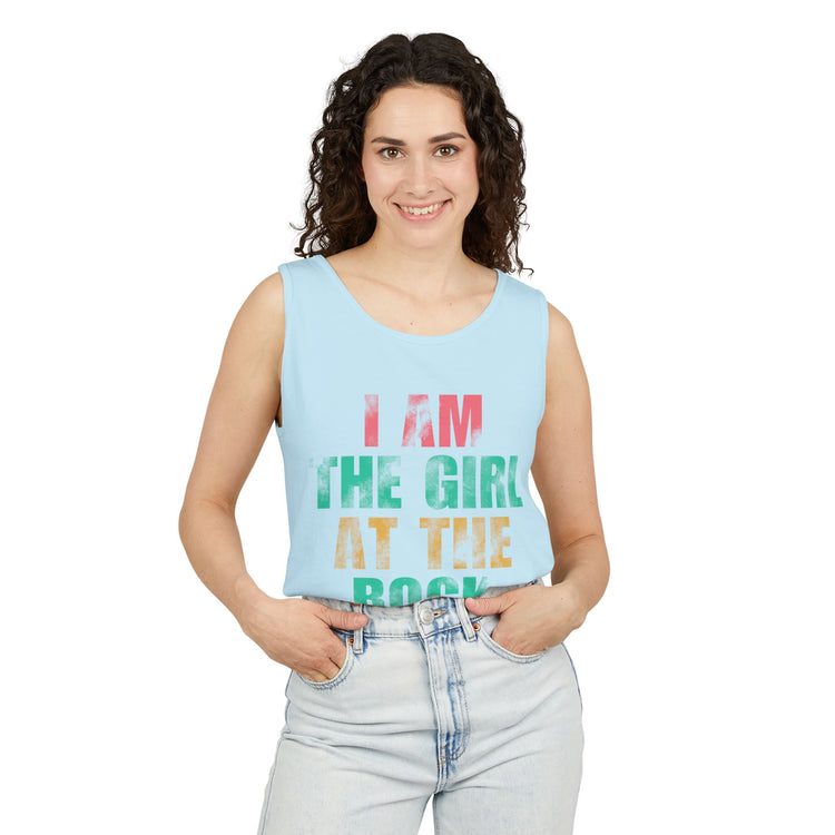 Girl At The Rock Show Tank Top - Fandom-Made