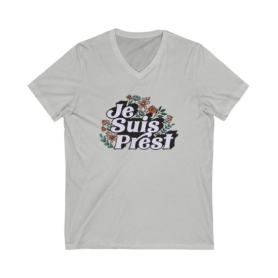Je Suis Prest V-Neck Tee - Fandom-Made