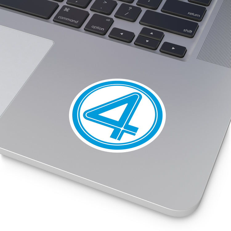 Fantastic Four Round Sticker - Fandom-Made