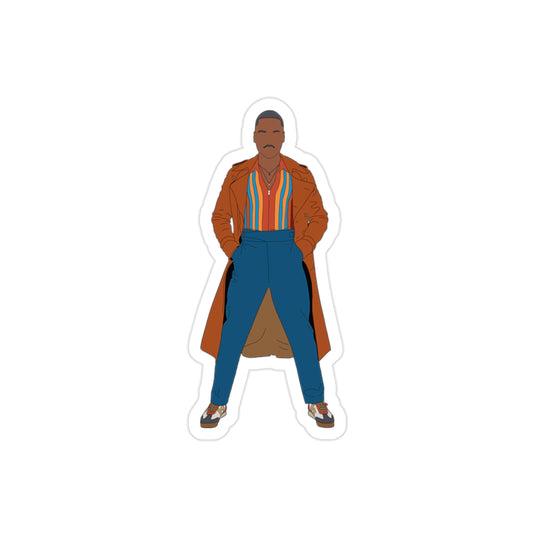 The Fifteenth Doctor Transparent Sticker - Fandom-Made