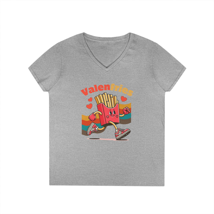 Valenfries V-Neck Tee - Fandom-Made