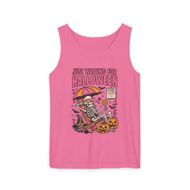 Just Waiting For Halloween Tank Top - Fandom-Made