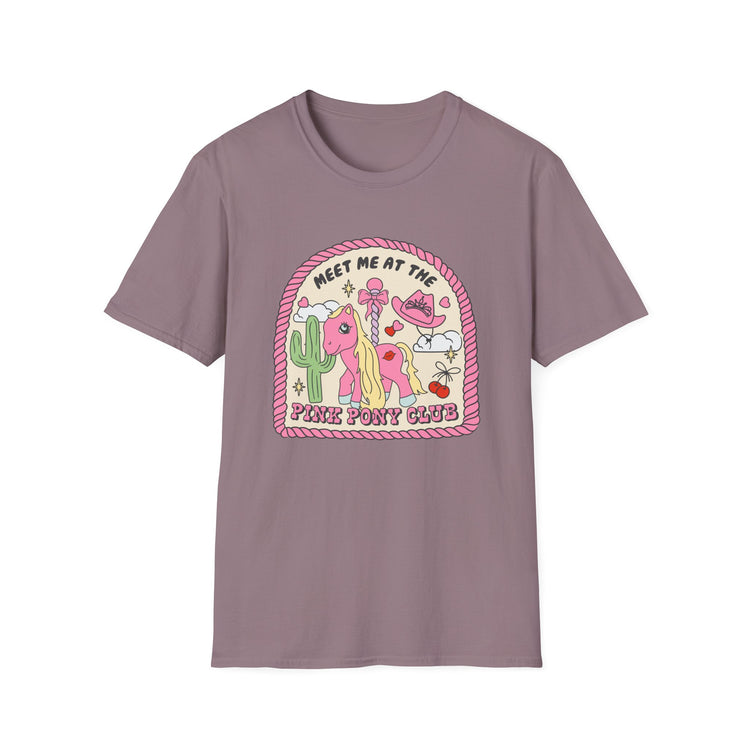 Meet Me At The Pink Pony Club Basic T-Shirt - Fandom-Made