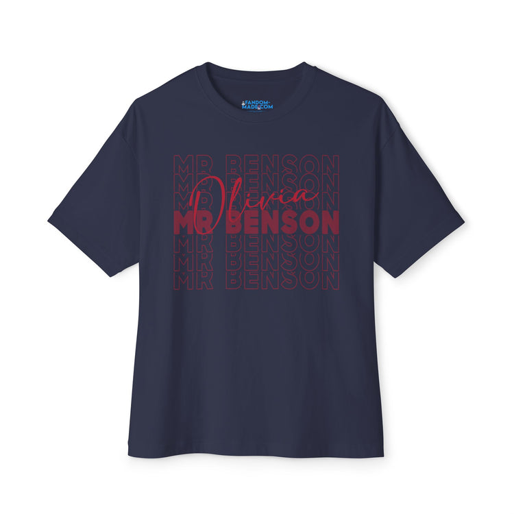Mr. Olivia Benson Unisex Oversized Boxy Tee