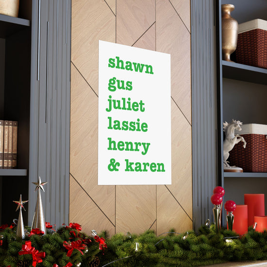 Psych Names Poster - Fandom-Made