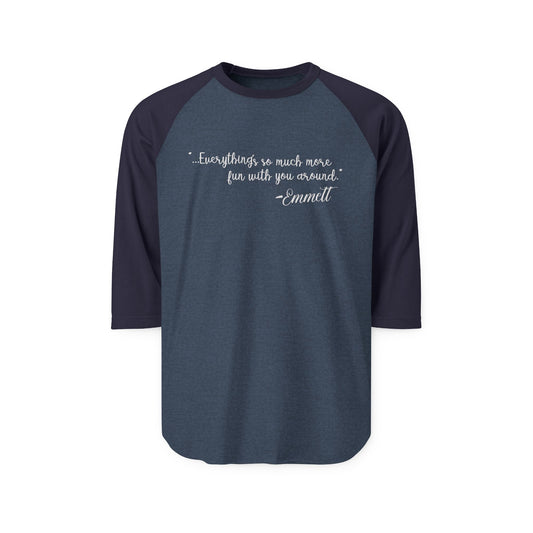 So Much More Fun 3/4 Raglan Shirt - Fandom-Made