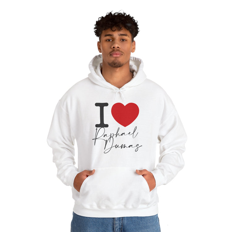 I Love Raphaël Dumas Hoodie - Fandom-Made